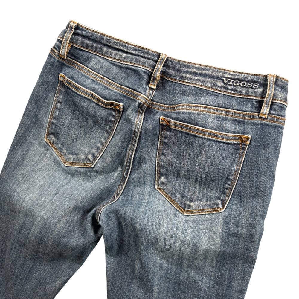Vigoss Jagger Skinny Jeans Womens 28 Distressed Y2K Grunge Denim Pants